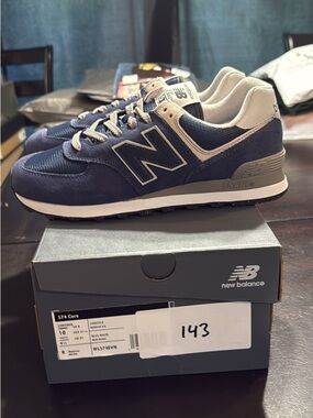 Brand new 574 New Balance Blue size 10 women/8.5 men